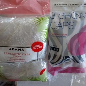 Multi packs of new shower caps